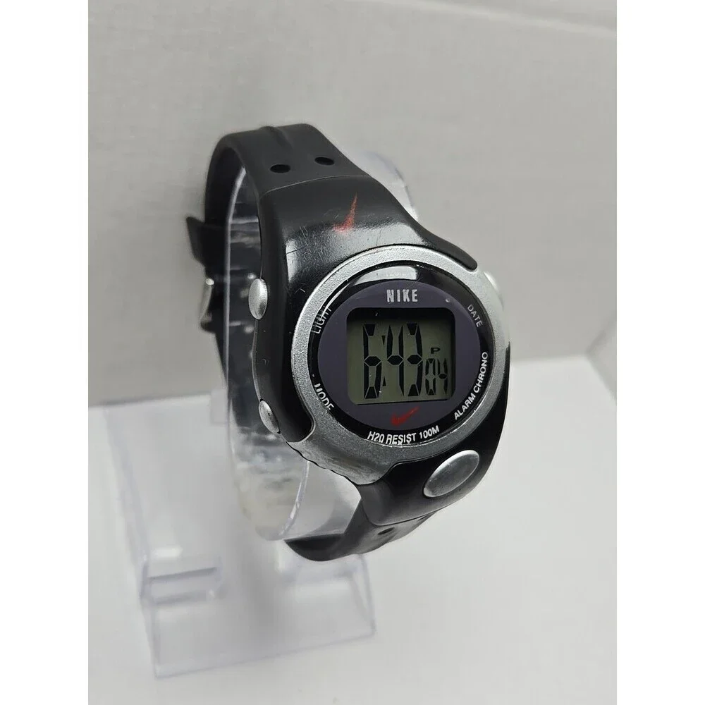 Vintage Rare Nike Triax 120 Lap Digital Running Watch 100M New Battery